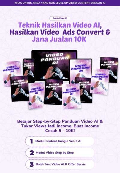 Panduan Video AI + Bonus (Can Resell 100% Profit)